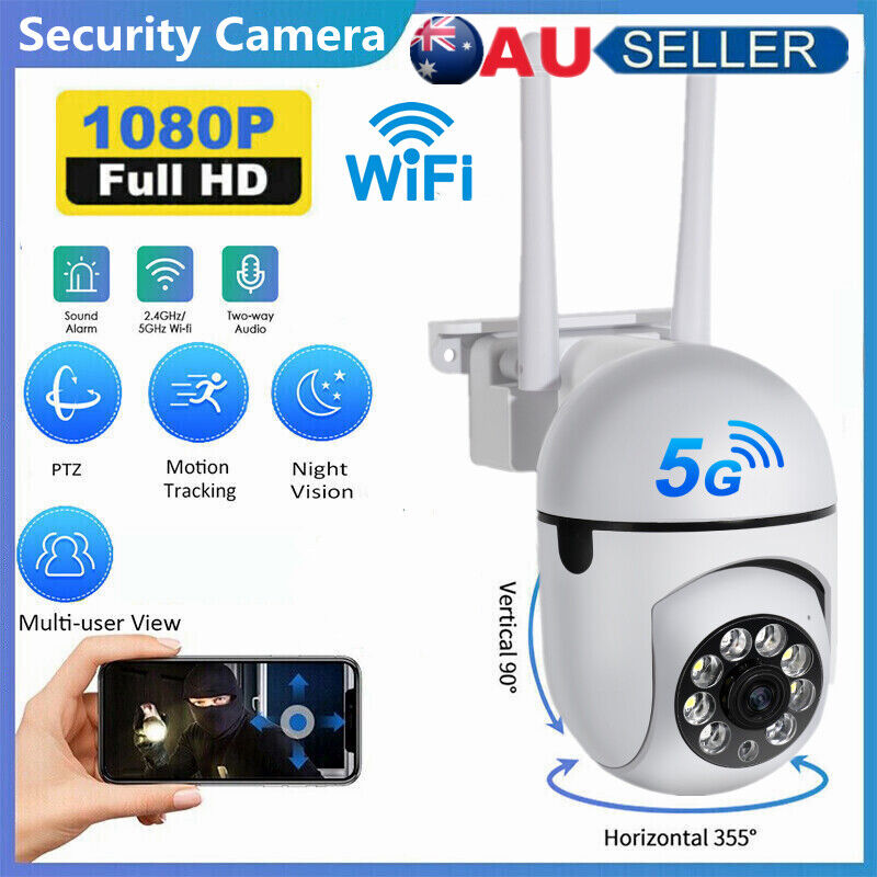 1080P WIFI IP Camera Wireless Outdoor CCTV HD PTZ Smart Home Security IR Camera