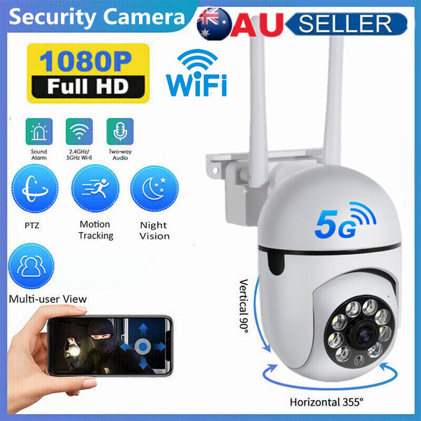 1080P WIFI IP Camera Wireless Outdoor CCTV HD PTZ Smart Home Security