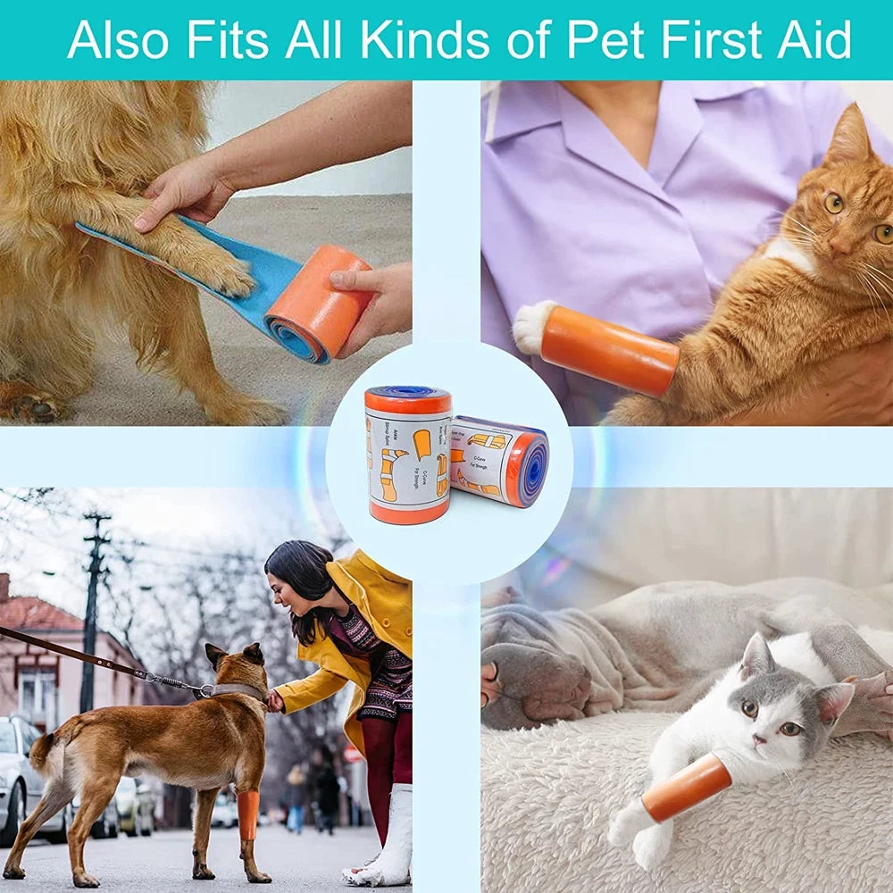 First Aid Universal Aluminum Splint Roll Medical Survival Polymer for Fixture 46cm x 11.5cm