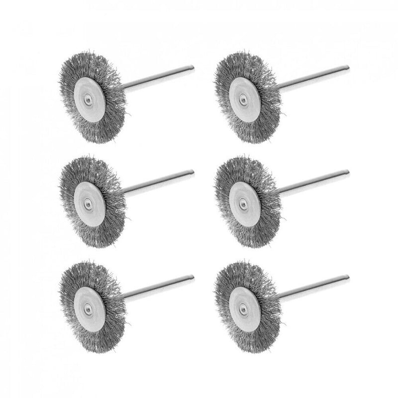 36PCS Steel Brass Wire Wheel Polishing Pad Brush Set For Dremel Rotary Tool