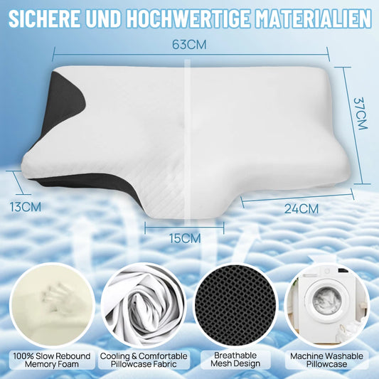 Ergonomic Cervical Pillow Memory Foam Pillow Cooling Neck Support Pillow