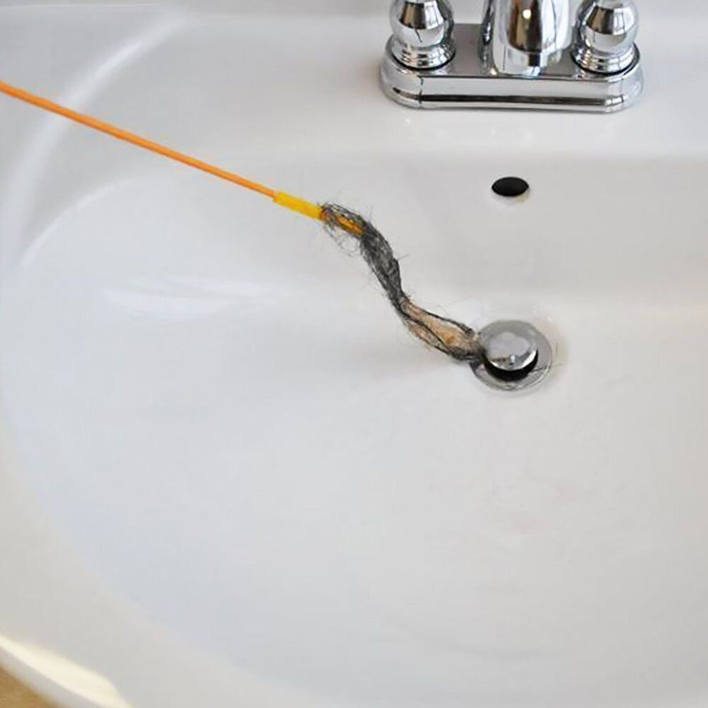 Clog Cleaner String Drain Cleaner Plus Hair Clog Removal Tool Unclog Sink Tub Pipe Kitchen