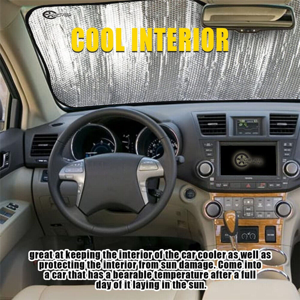 Car Windscreen Sun Shade Heat Reflective Windshield Front Rear Window