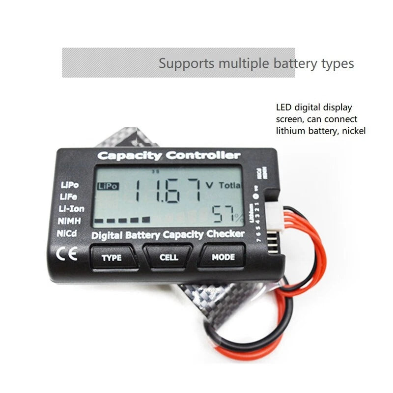 Battery Balancer Capacity Controller Tester CellMeter