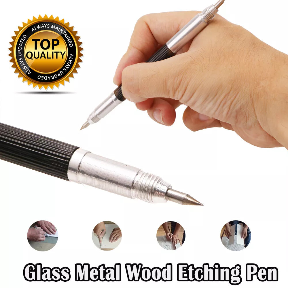 Double Head Micro Engraving Pen Lettering Pen For Glass Wood Ceramics ...