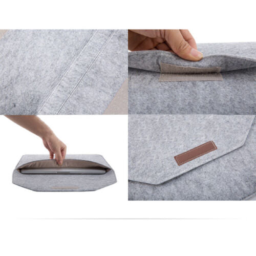 CLEARANCE- Laptop Wool Felt Sleeve Case Cover Bag Pouch for Apple MacBook Air Pro Retina