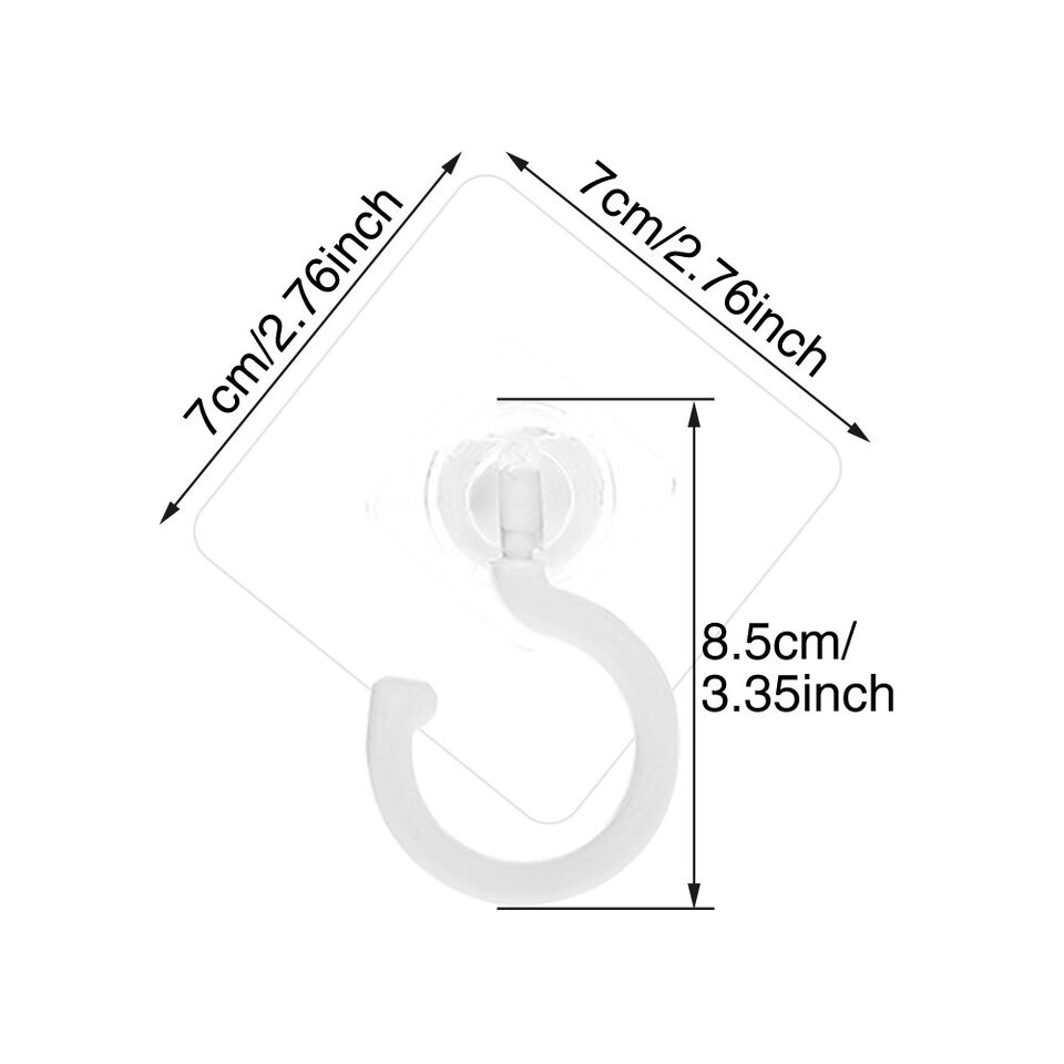 CLEARANCE- 5PCS 360 Rotation For Hanging No Drilling Coat Clothes Wall Mount Hook