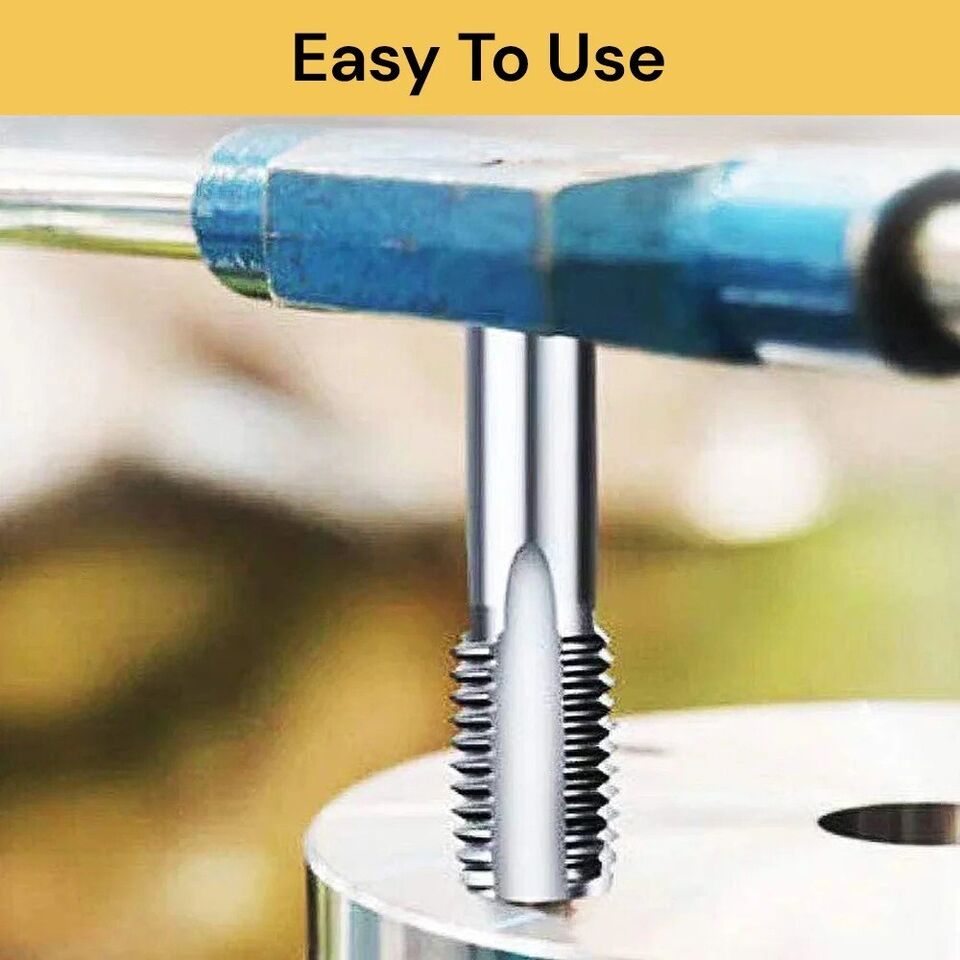 Ratchet Threadtools Tapping Ratchet Tap Wrench T-Handle Bar Type Ratcheting Thread Extract