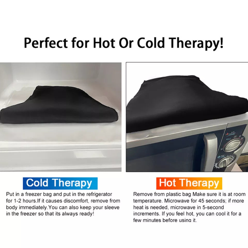 Hot Cold Therapy Ice Pack Wrap Belt Reusable Back Waist Shoulder Pain Relief
