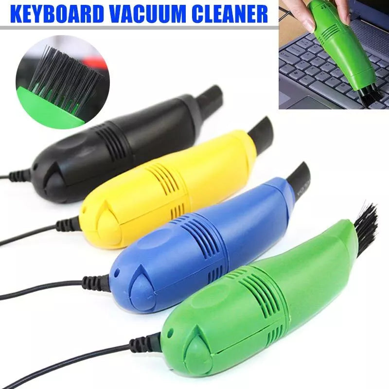 Computer Cleaner Compact Mini Computer Vacuum USB Keyboard Cleaner PC Laptop Brush Dust Cleanin ...