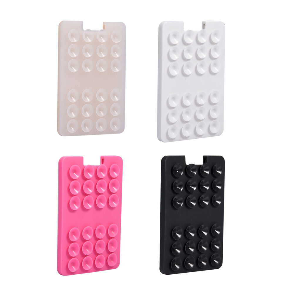 CLEARANCE- Suction Card Holder for Phone Adhesive Cellphone Card Mount Powerful Adsorption