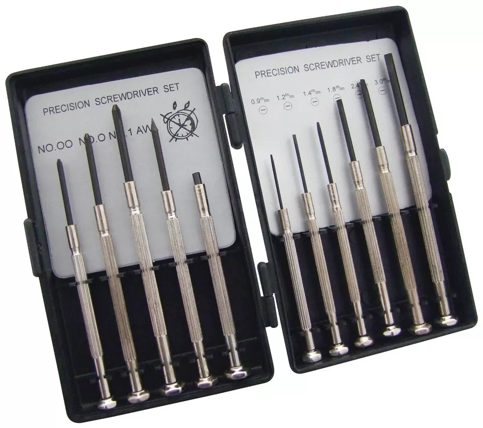 11pcs Precision Mini Screwdriver Set 11pc Jeweller Laptop Phone Watch ...
