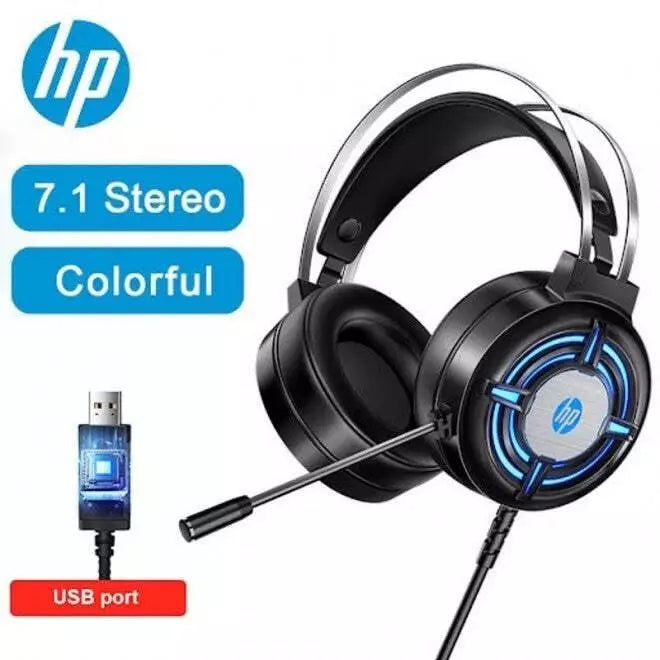 HP Wired H120 Stereo Gaming Headset with mic