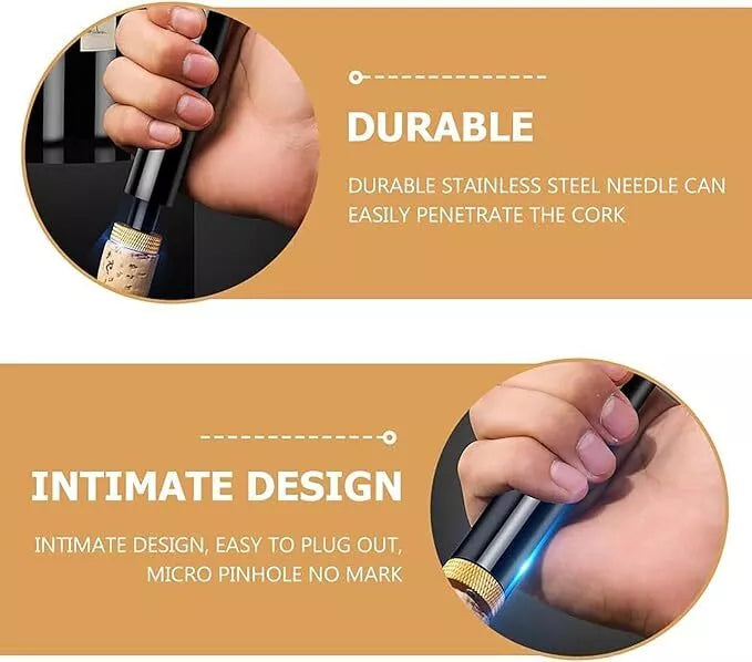 Loritia Wine Opener AeroPop Wine Opener,Portable Pocket Air Pressure Wine Opener