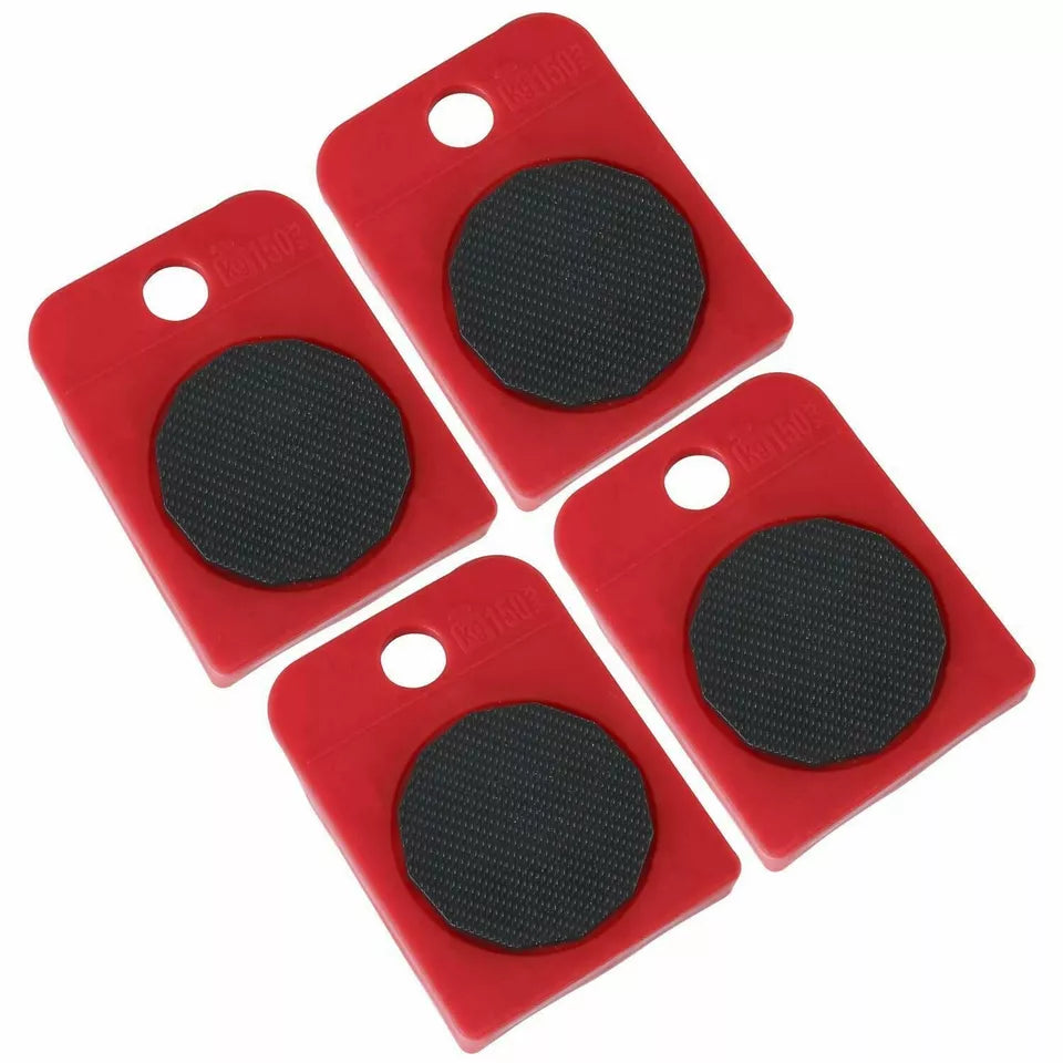 Furniture Lifter Heavy Roller Move Tool Set Crowbar Moving Wheel Mover ...