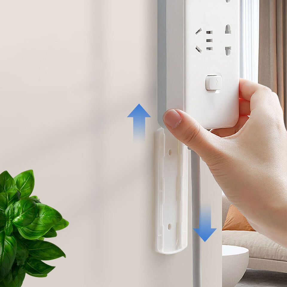 Power Rack Stringer Punch Free Wall Mounted Power Strip Rack Power Board Holder Stick On M ...