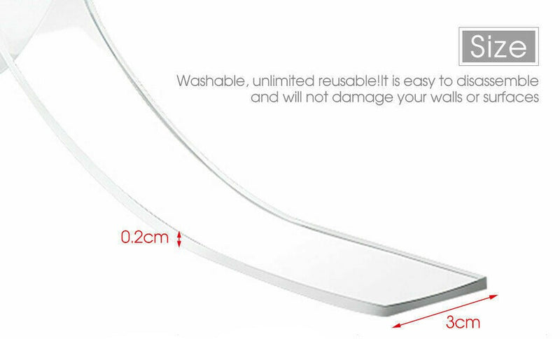 Free shipping- 5M/3M/2M/1M Double-Sided Invisible Anti-Slip Nano Magic Tape