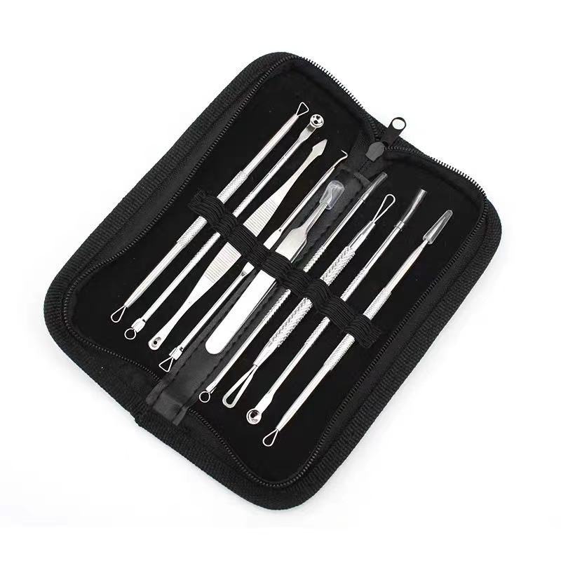 9pcs Set Blackhead Extractor