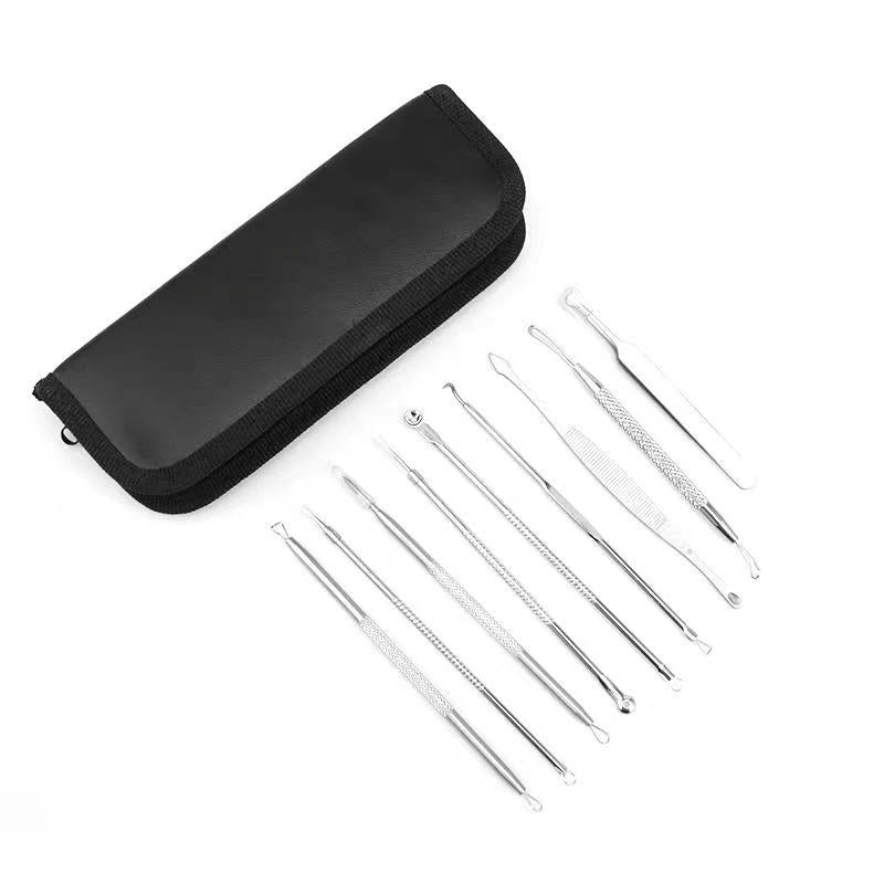 9pcs Set Blackhead Extractor
