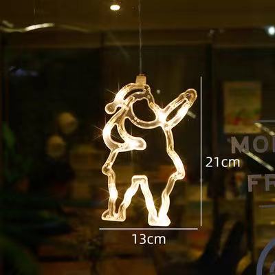LED Christmas Home Window Decor Led Sucker Light