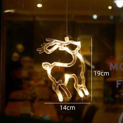 LED Christmas Home Window Decor Led Sucker Light