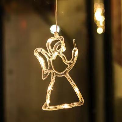 LED Christmas Home Window Decor Led Sucker Light