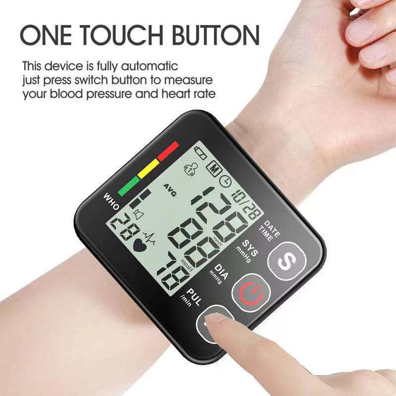Free shipping-Blood Pressure Monitor Machine BP Cuff Automatic Digital Heart Rate