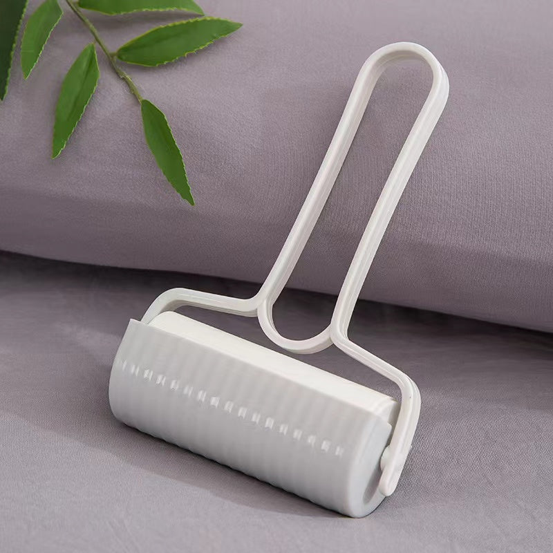 Free shipping- Tearable Roll Paper Sticky Roller for Home Living Room Dust Wiper Remover Tool