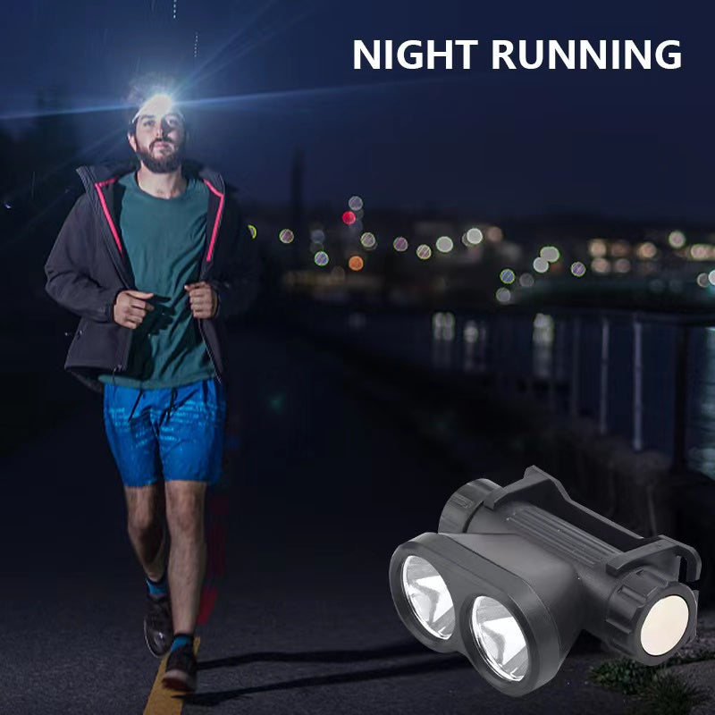 Free shipping- Rechargeable LED Headlamp Headlight Motion Sensor Head Torch