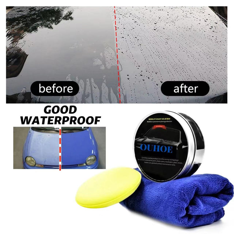 Car Ultra Nano Repairing Polishing Wax 120G with Sponge and Towel