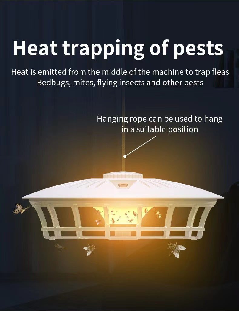 Electric Flea Trap Killer Lamp Home Pest Control