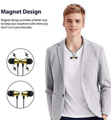 Free shipping-Wireless Magnet Sweatproof Bluetooth Headphones