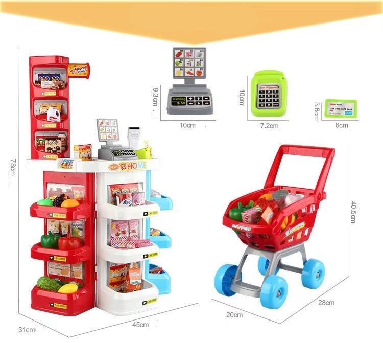 Supermarket Toy Set  Intelligence Development