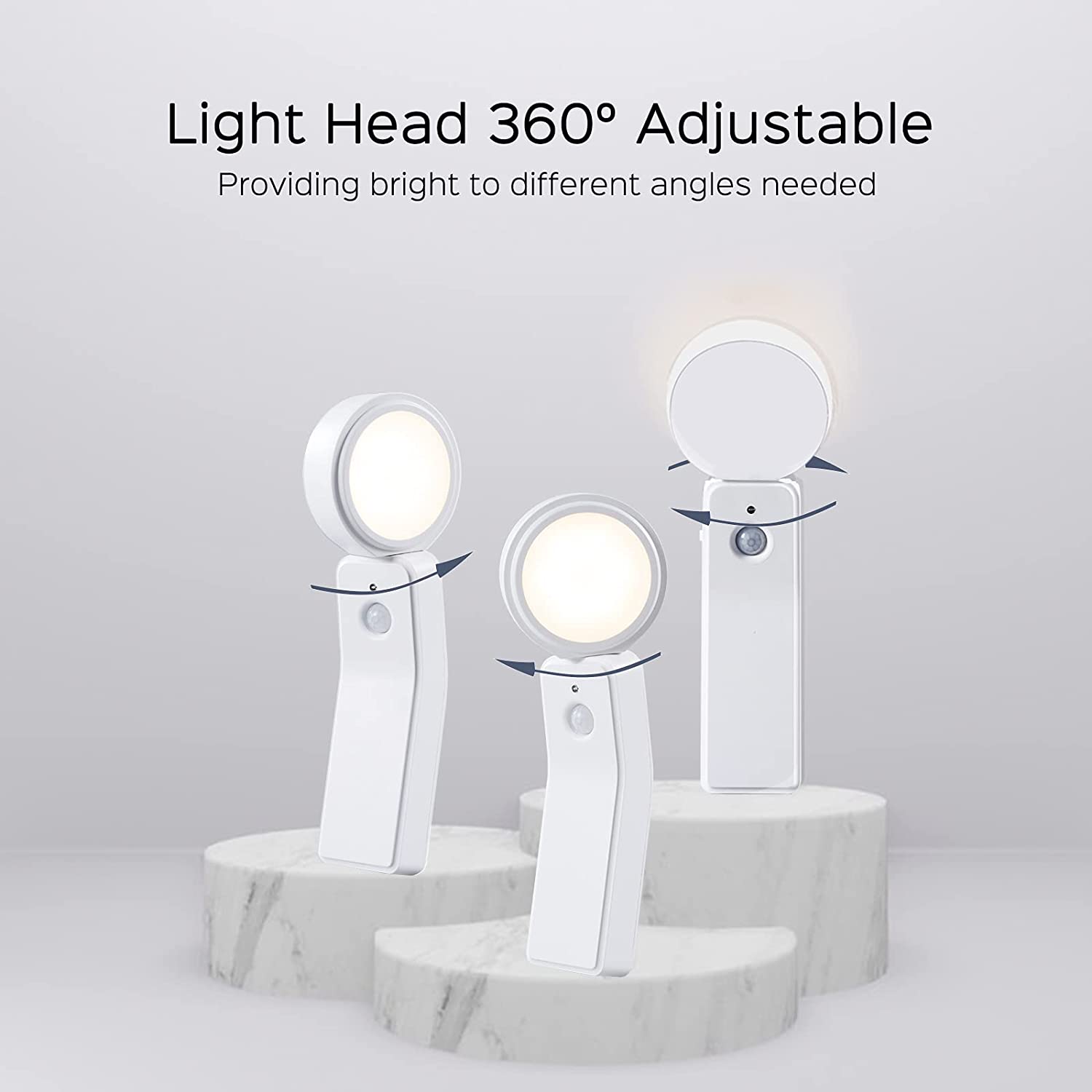 LED Night Light Function 3 in 1-Wall Lamp/Desk Lamp/Flashlight
