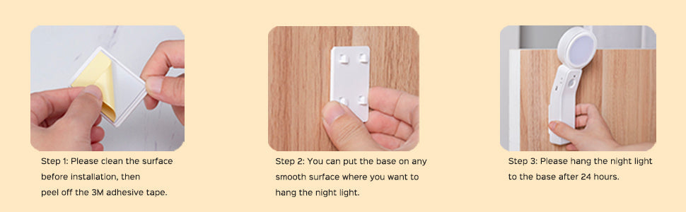 LED Night Light Function 3 in 1-Wall Lamp/Desk Lamp/Flashlight