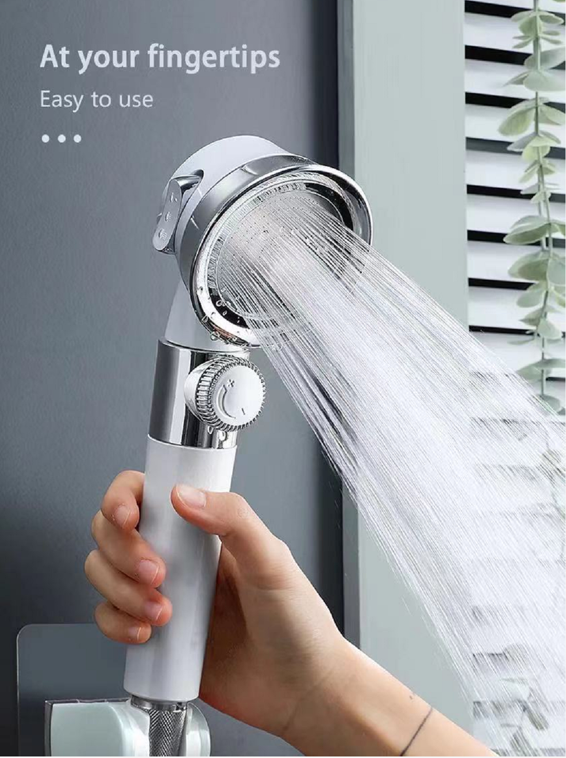 Pressurized Bath Shower Head Jetting Shower Head High Pressure Water