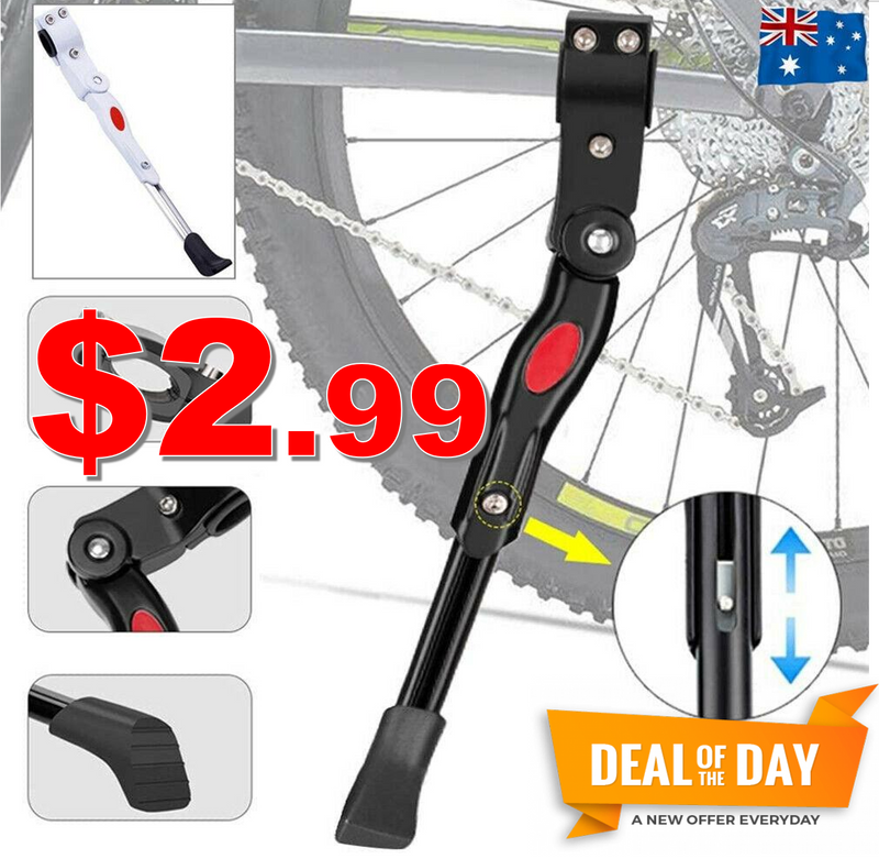 80% OFF-Bicycle Mountain Bike Adjustable Rear Kick Stand Prop Side Parking Support MTB