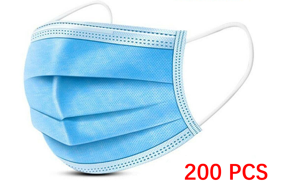 Free shipping-50PC/100PC 3 Layers Disposable Medical Face Mask