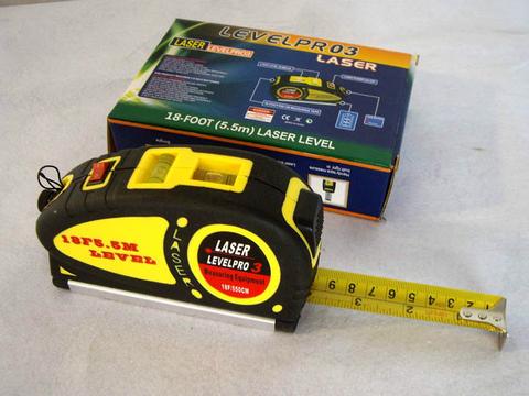 3-in-1 Laser Level Tape Measure
