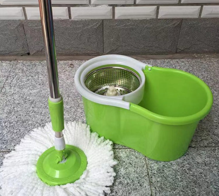 Stainless Steel Magic 360 Spinning Mop with Extra Microfibre Mop Head