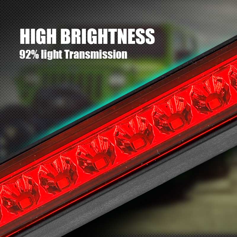 2X 15LED Brake STOP UTE Tail Light Indicator Slim Strip Trailer Truck