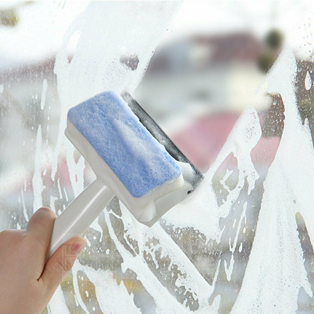 Double Side Window Glass Cleaning Wiper Brush