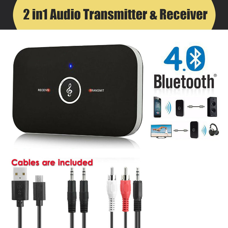 Free shipping-2IN1 Wireless Bluetooth Audio Transmitter and Receiver