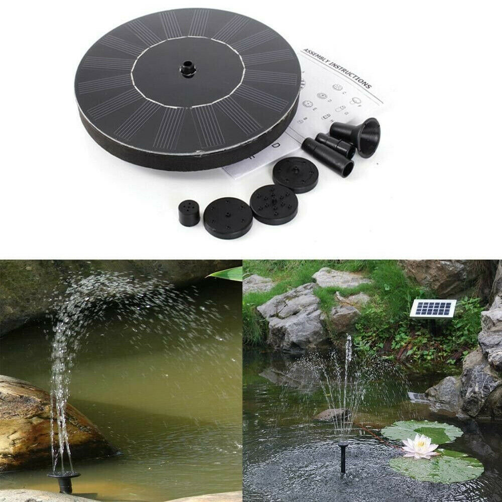Free shipping- Submersible Solar Fountain Pond Pump