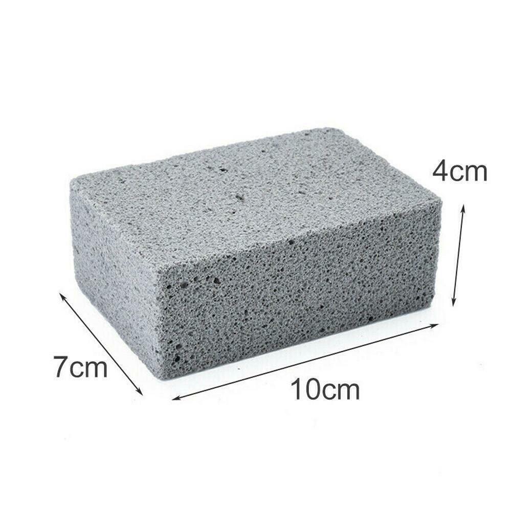 2Pcs BBQ Grill Cleaning Brick Block Barbecue Cleaning Stone-BBQ Cleaner Tool New
