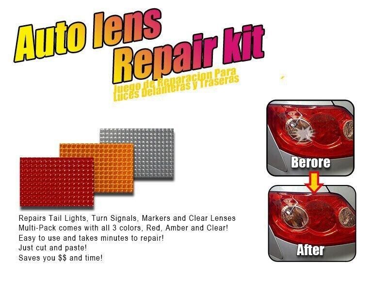 Car Auto Lens Repair Kit Universal Multi-Pack Car Headlights Taillight Tool Set