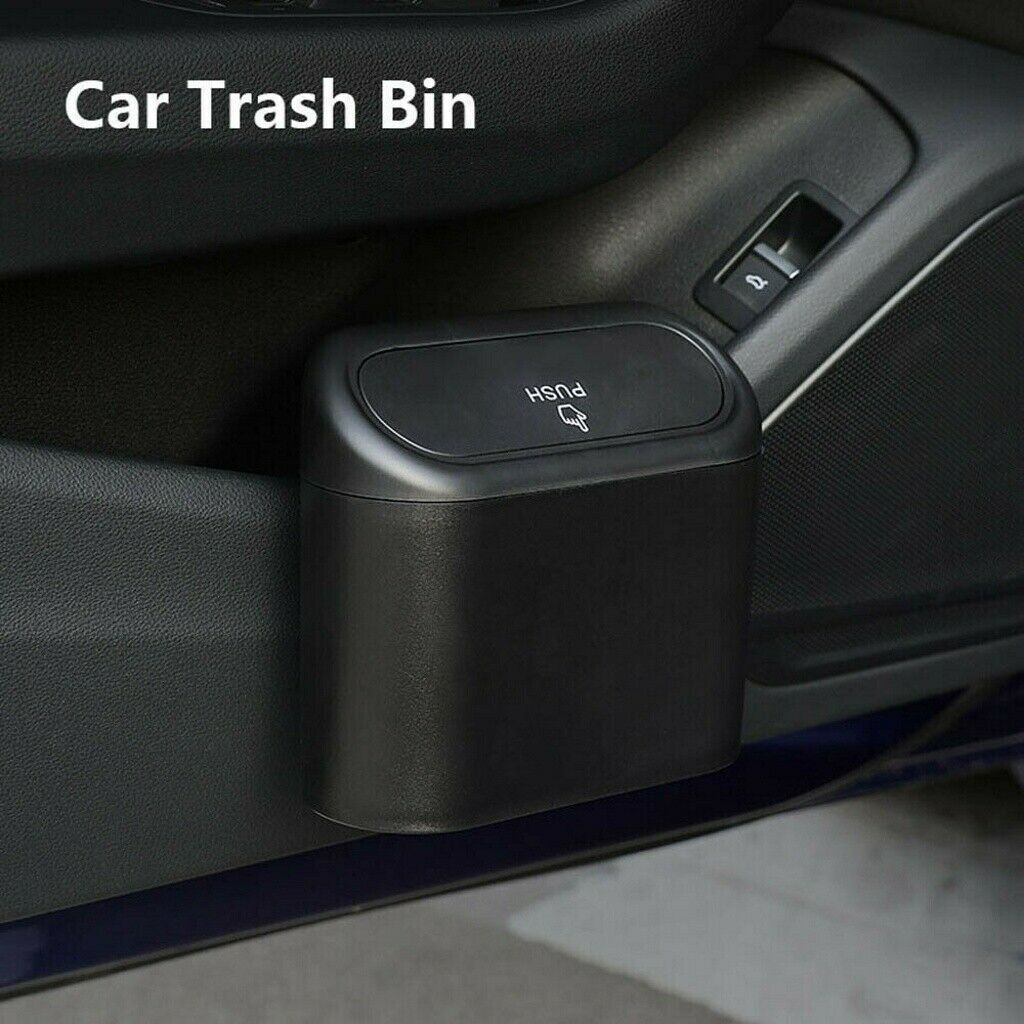 Auto Car Trash Rubbish Can Garbage Dust Dustbin Box Case Holder Bin Mini Trash