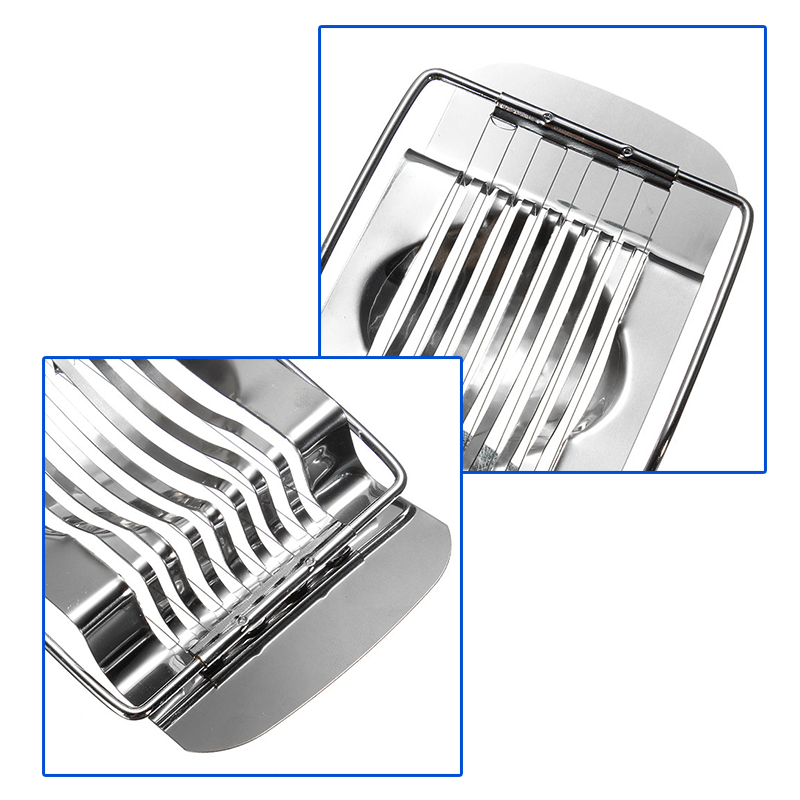 Free shipping- Stainless Steel Boiled Egg Slice Cutter