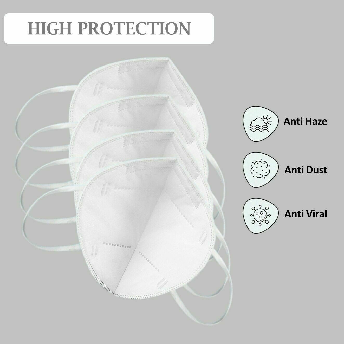 CLEARANCE- 10PCS KN95 5 Layer Melt-blown Face Masks Certified