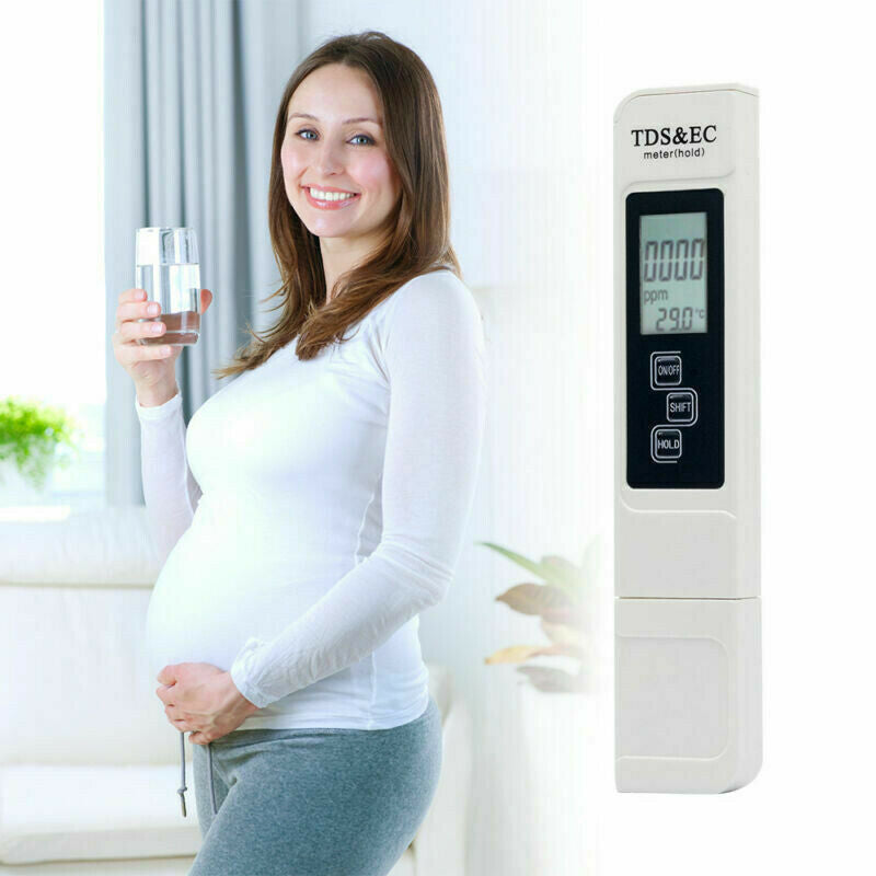 Free shipping- 3 IN 1 Digital LCD TDS & EC Meter Tester with Leather Case